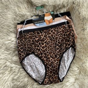 NWT 5 Cotton Briefs Panty Set